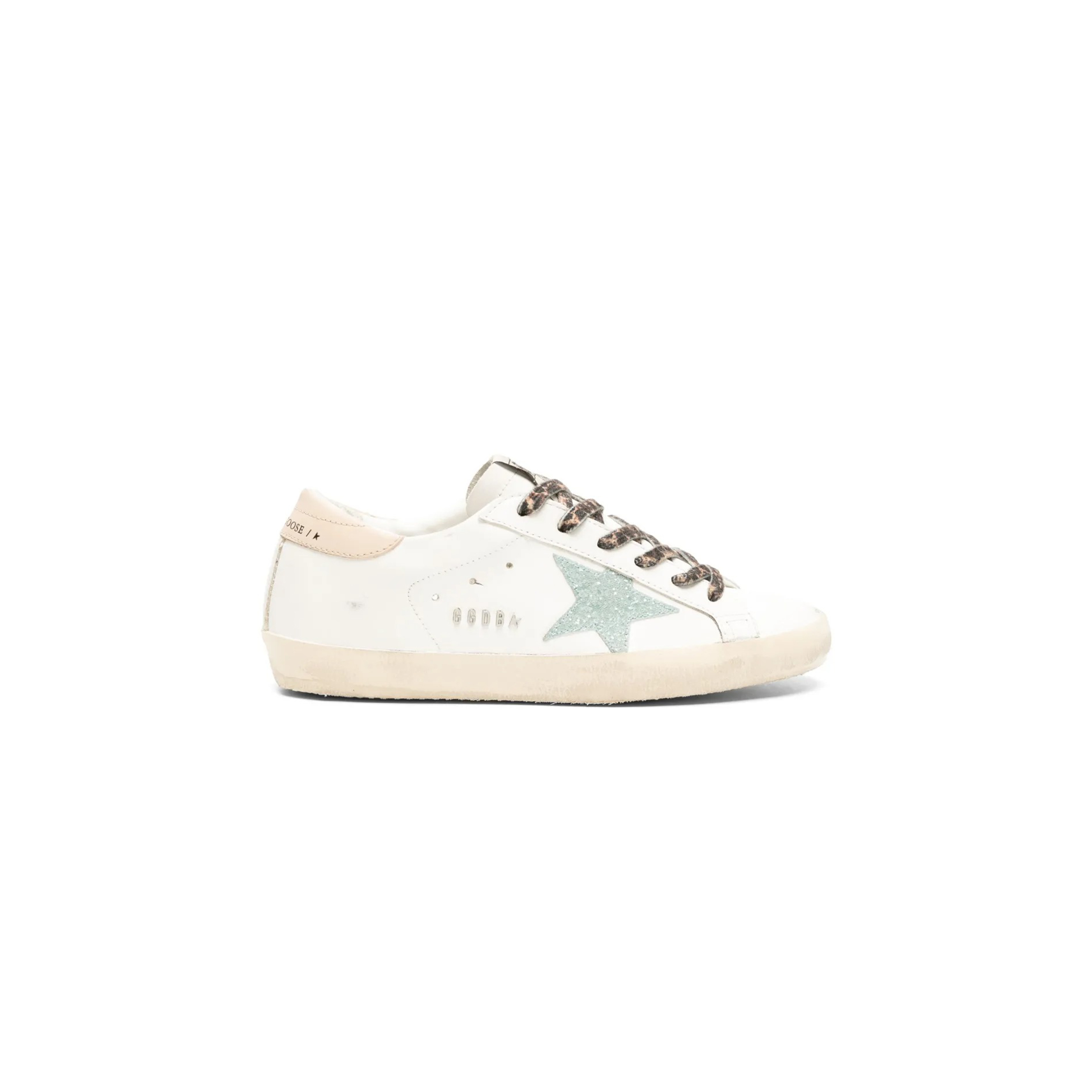 GOLDEN GOOSE SUPER-STAR LEATHER SNEAKERS 